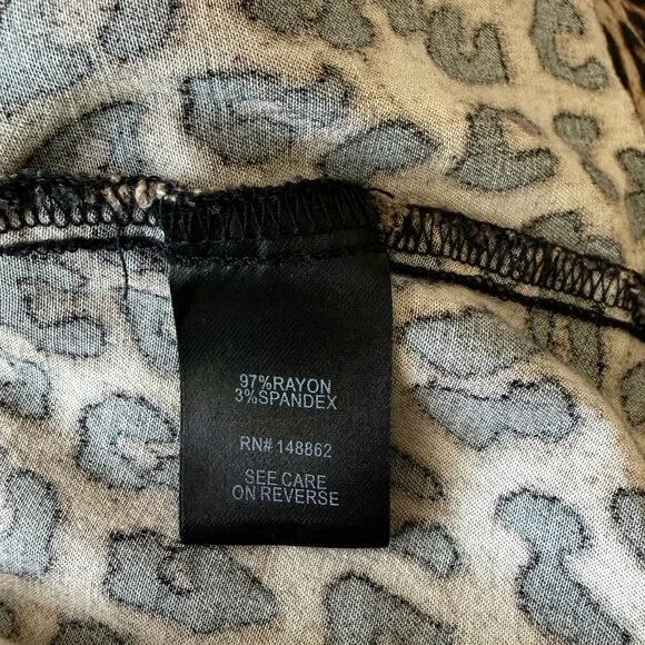 Torrid Leopard Animal Print Challis Dress Size 2X Office Professional Party - Picture 5 of 5